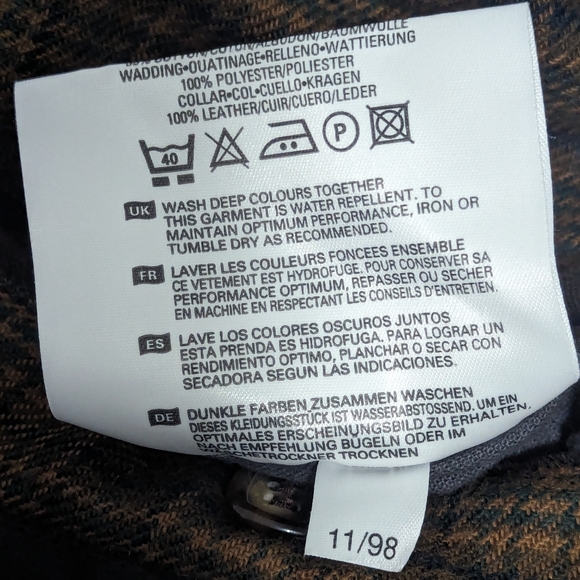 Vintage 1998 The Ranch Jacket Classic Marks & Spencer Coat Men's Size Medium - Picture 10 of 10